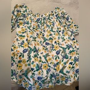 Old Navy off-shoulder floral dress, XXL